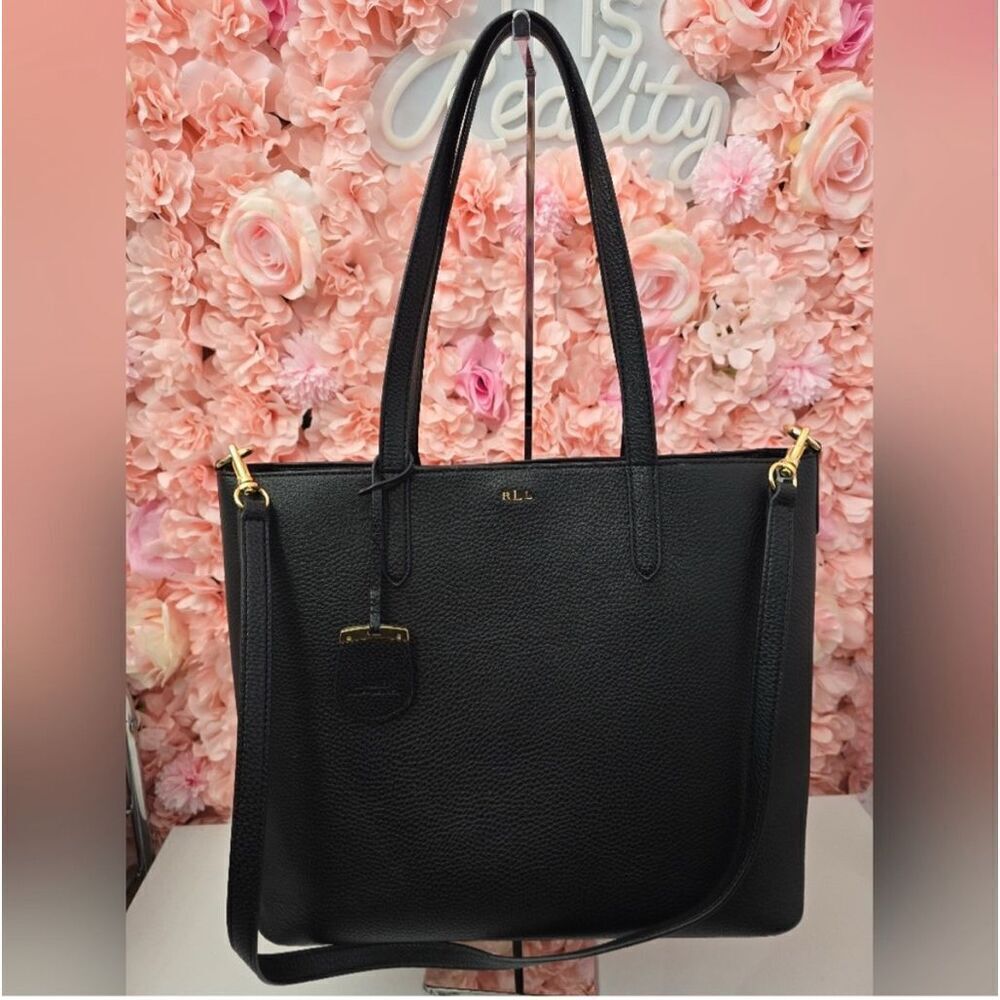 Lauren Ralph Lauren Faux-Leather Reversible Tote - Picture 3 of 4